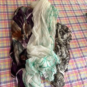 100% Silk Scarves